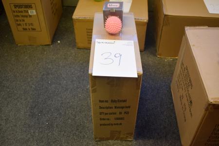 50 baby massage balls retail for 29 kr.