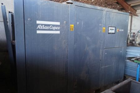 Atlas copco kompressor anlæg GA160 med digital styring.