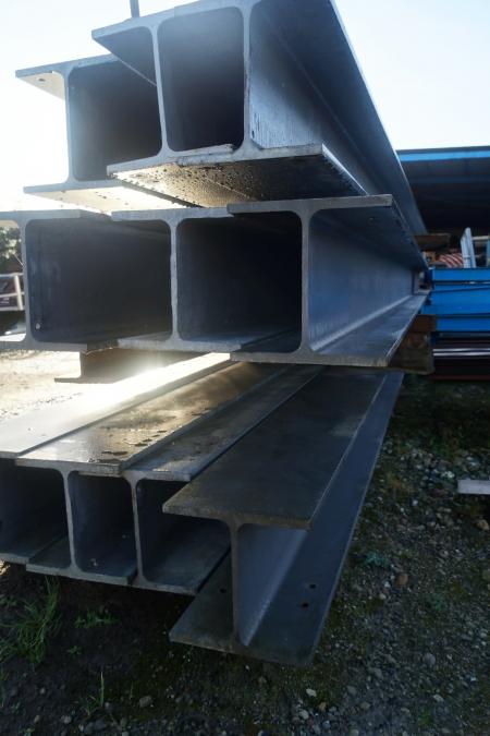 Bundt H-jern galvaniseret 300x300 mm.længde 7500 mm.