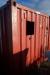 Materiale containere, last 3000kg, udvendige mål: 1420mmx2240mmx2160mm udskåret hul i bagbeklædning.
