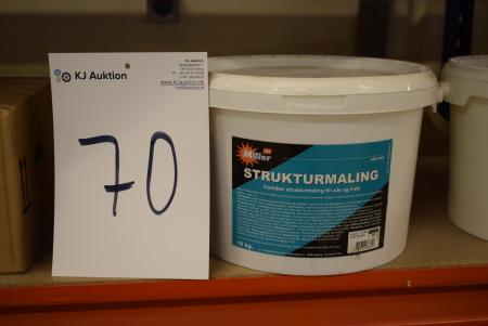 10 L textured paint objection / outside