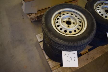 4 pcs. trailer wheels 155R13C