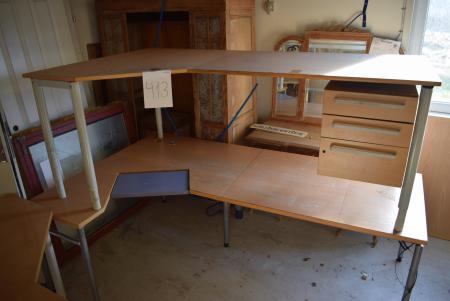 3 pieces. desks