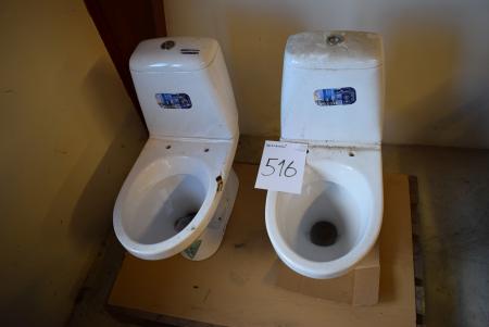 2 pcs. Toilets. One defect