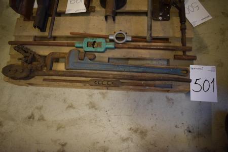 Pipe Wrench, tap holder, etc.