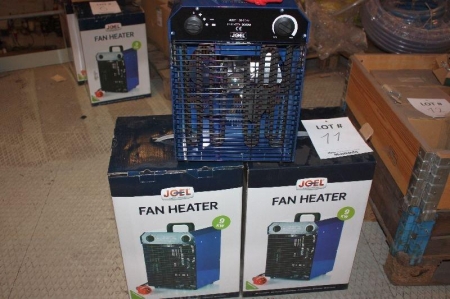 (2 heat fans, 9kW, never used. Jo-El