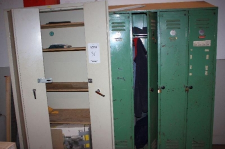 Tool cabinet + 4-room locker