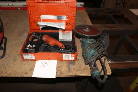 1 pcs Fein Cutter and Makita angle grinder tested ok
