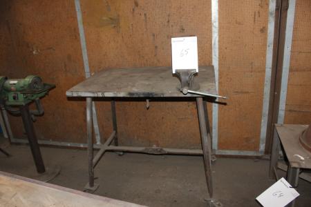 Work rolling table with screwdriver 1000x700 mm