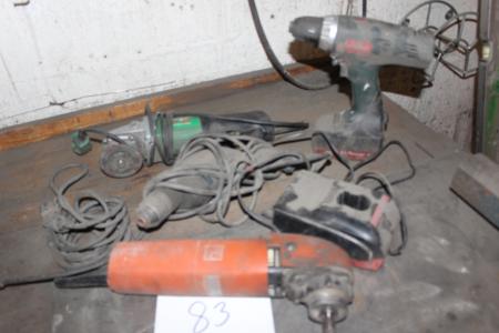 Various power tools 4 pcs
