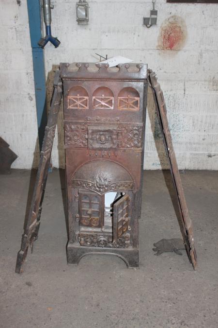 Antique wood stove.