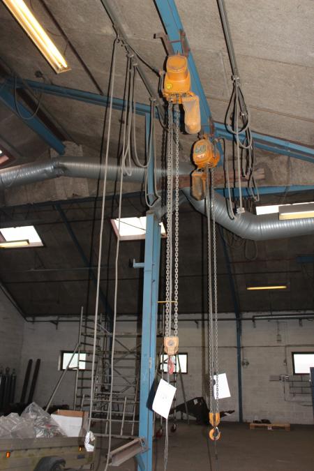 Electric shaft 1000 kg Kito.