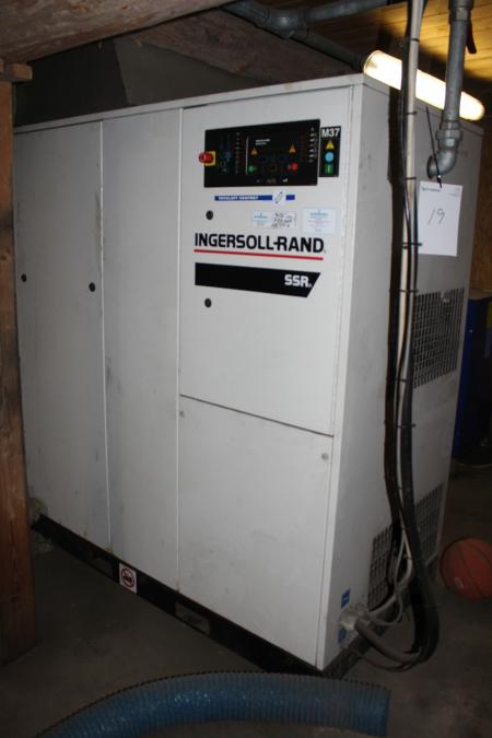 Ingersoll Rand SSR m37GD Compressor next inspection 9000 hours max 7.5 bar. + Cooling dryer Ingersoll Rand Thermostar + oil separator and 1000 liter pressure tank.