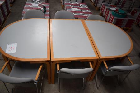Meeting table with 6 chairs