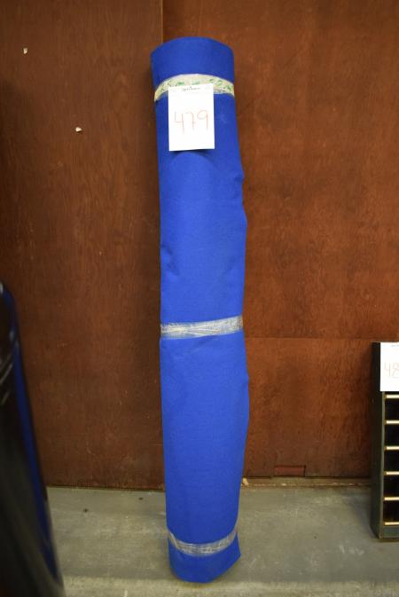 1 Rolle blau Nadelfilz 50 m³