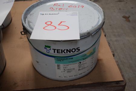 10 L Teknos machine paint, green RAL 6019