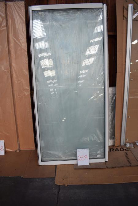 6-tlg. Fenster mit Glas 91 x 196 cm