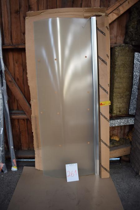 Die Tür Einhaken 75 x 197 cm mit Glas zu maatteret bruniche
