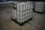 Pallet-Behälter 1000 L. Gebrauchte einmal in der Lebensmittelindustrie