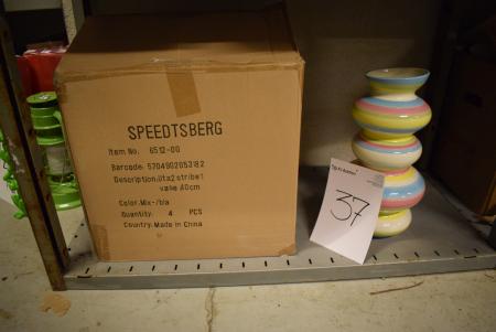 4 Speedtsberg riesige Vase, 38 cm Ladenpreis 499, - pr. Absatz.