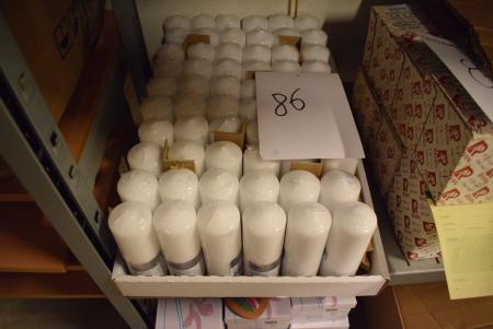 60 White Pillars 5 x 12 cm Ladenpreis 39, - pr. Absatz.