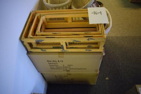 K 2 A 2 sets Yellow Storage Boxes