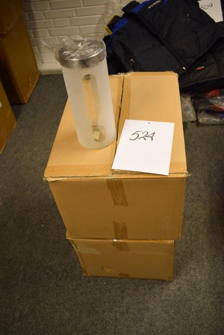 24 Paragraph storage jars, 29 cm.