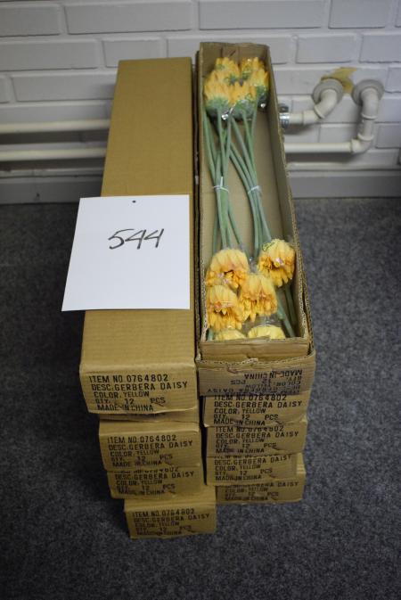 120 Stk gule kubstige blomster