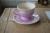 24 Paragraph Rosa cup w. Saucer with flowers
