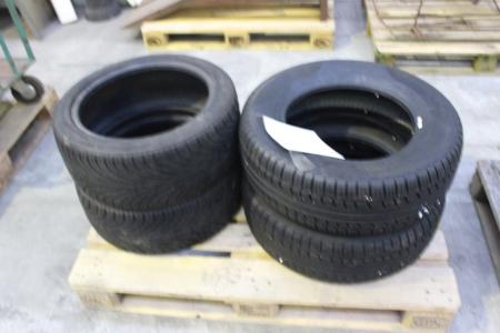 2 pcs. tire 205-65 r15, unused + 2. tire 205-45 ZR16, used