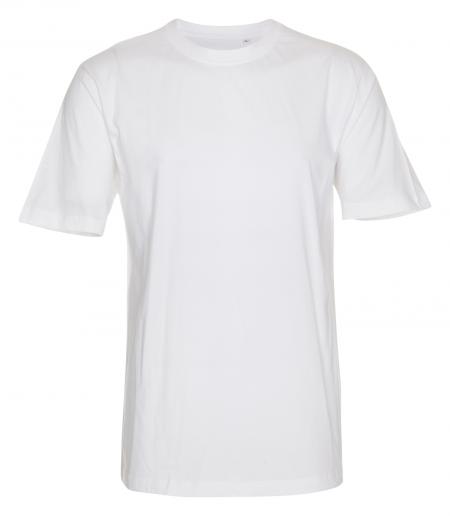 Nicht gepresste nicht gepresste Firma: 25 STK. T-Shirt, Rundhalsausschnitt, WEISS, 100% Baumwolle, 5XL