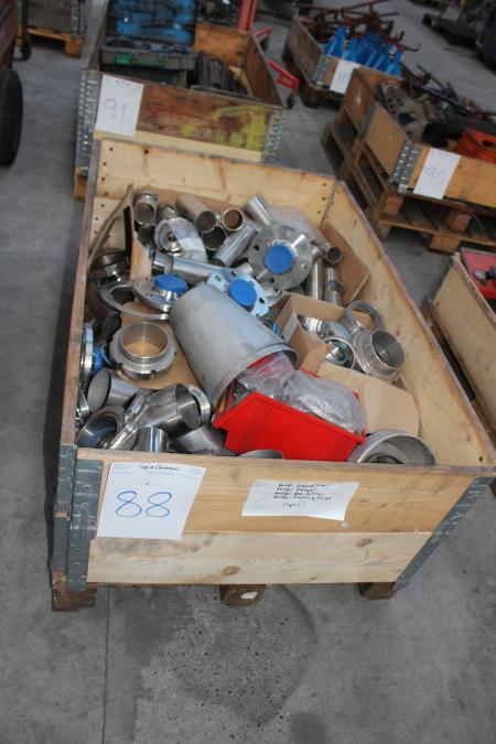 Stainless mejerifittings; Stainless steel flanges; Stainless steel cone; Stainless mejerifittings