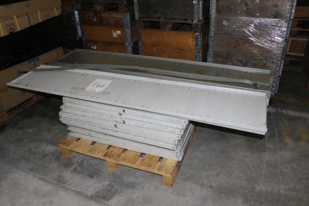 Various steel shelving.