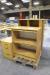 2 pcs. bookcases, filing cabinet with tambour door + cupboard with 3 drawers