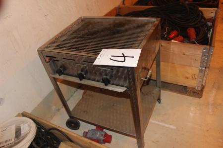 Gas grill + wheelchair K & F type 0203. 65x52 cm.