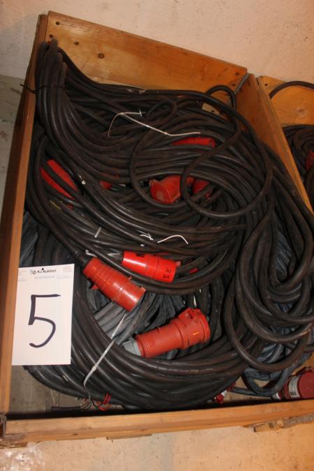 Large Lot 380 volt cables.