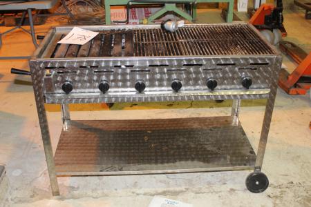 Gas grill on stand. 52.5x115x80 cm