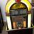 Wurlitzer Jukebox with box and 2 speakers with cables.