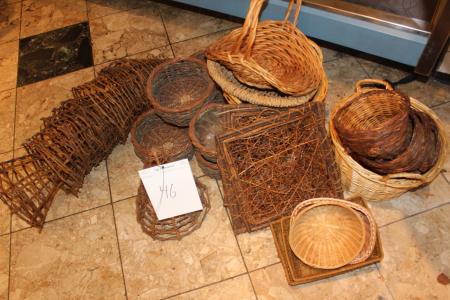 Various braid baskets etc.