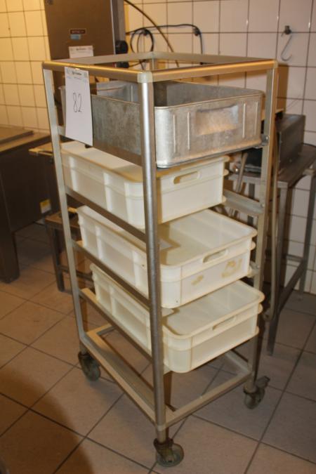 Alu stand for trays.