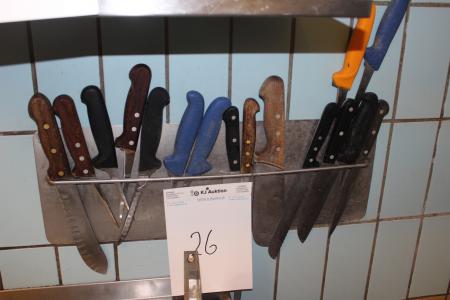 15 pieces of knives