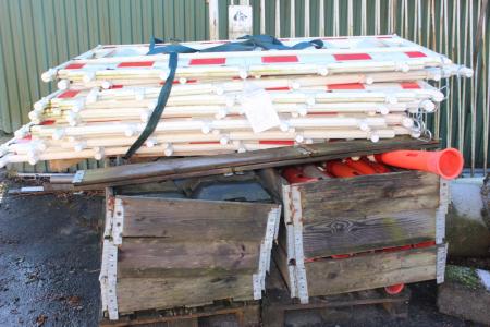 2 pallets with locking equipment