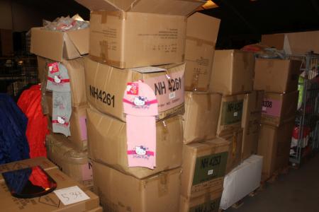 10 boxes of Hello kitty sets.