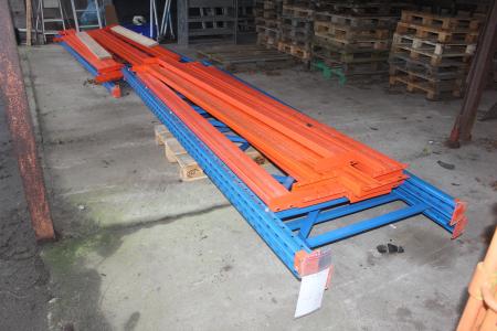 Pallet roll with 3 gables Height 340 cm with 7 wings.