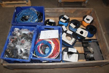 Various cables, network cables, etc.