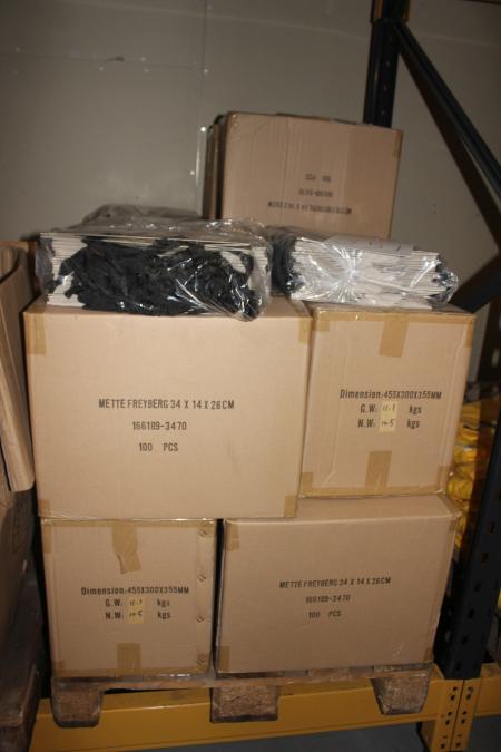 Boxes of saturated freyberg bags.