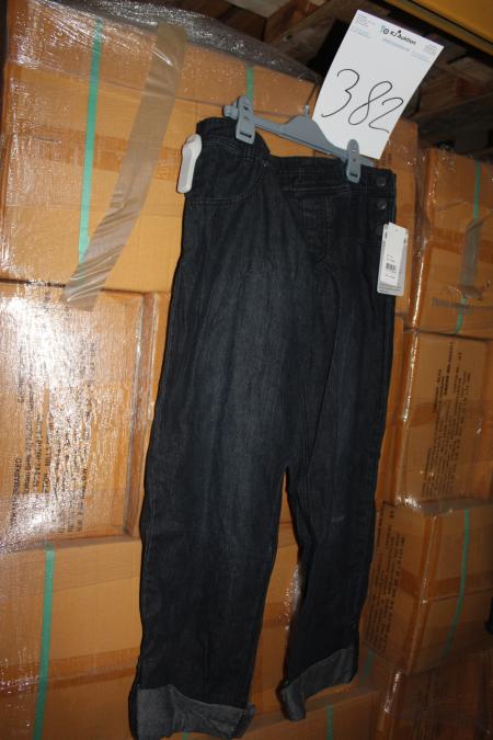 Large pair of pants in different sizes.