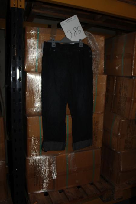 Large pair of pants in different sizes.