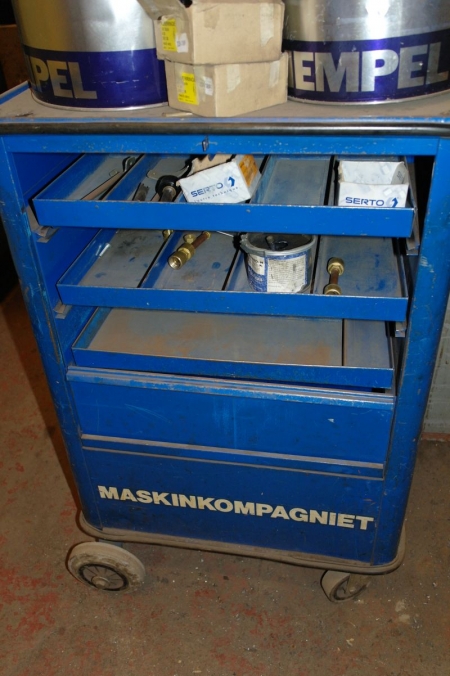 Tool trolley with drawers, MO with content