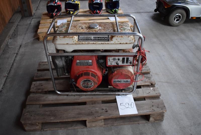 fløde fornærme over Generator marked. Honda ES 4500 - KJ Auktion - Machine auctions